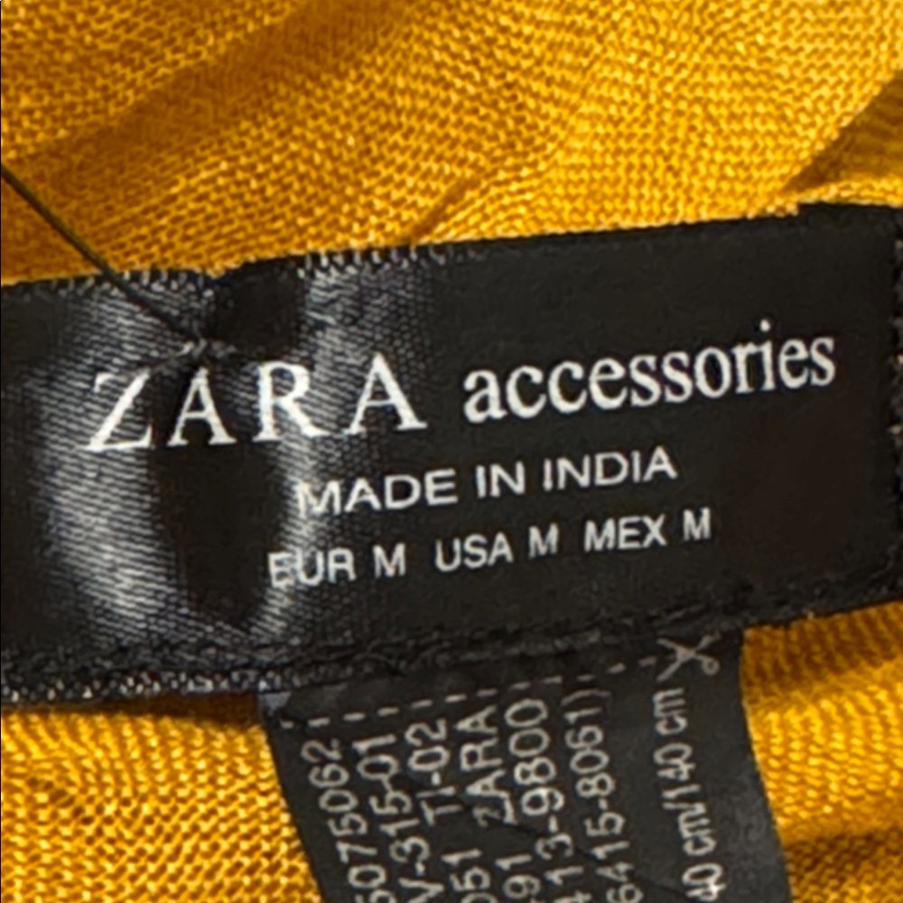 Zara Pink and Gold Gradient Scarf - Picture 4 of 7